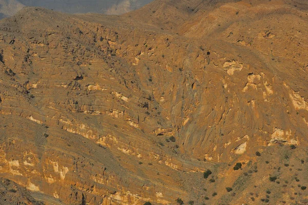 Bae Nin Yüksek Dağlarının Güzel Manzarası Jebel Jais Hajar Dağları — Stok fotoğraf