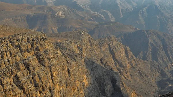 Beautiful Landscape Highest Uae Mountains Jebel Jais Hajar Mountains Ras — Zdjęcie stockowe