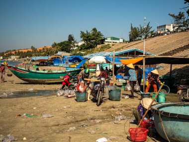 Mui Ne Balıkçılık Köyü, Vietnam, 11 Aralık 2019.