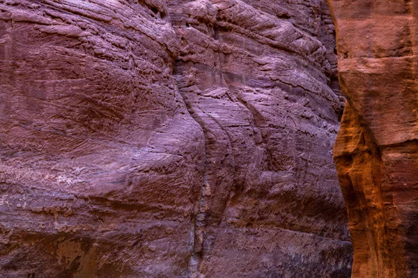 Niesamowite Formacje Skalne Wadi Numeira Jordania — Zdjęcie stockowe