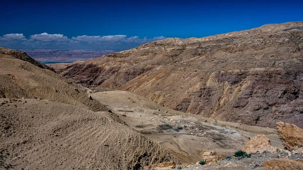 Krajobraz Płaskowyżu Moab Jordania — Zdjęcie stockowe