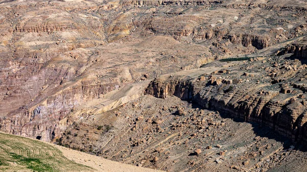 Landschap Van Het Moab Plateau Jordanië — Stockfoto