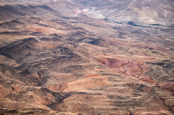 Красивые Пустынные Горы Горы Эдом Между Мбаппе Вади Дана Иордания — стоковое фото