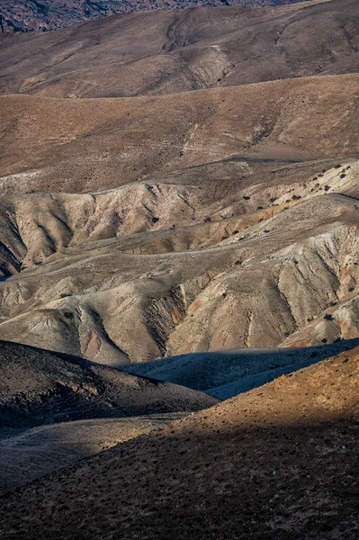 Όμορφο Τοπίο Της Ερήμου Βουνά Βουνά Του Edom Μεταξύ Πέτρας — Φωτογραφία Αρχείου