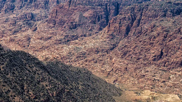 Beau Paysage Montagnes Désertiques Wadi Dana Jordanie — Photo