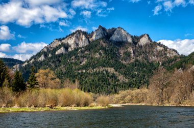 Üç Taç ve Dunajec Nehri, Pieniny Ulusal Parkı, Polonya / Slovakya.