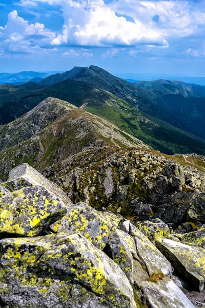 Dumbier Low Tatras National Park Carpathians Slovakia Summer Mountain Landscape — Zdjęcie stockowe