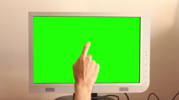 Pantalla táctil — Vídeo de stock