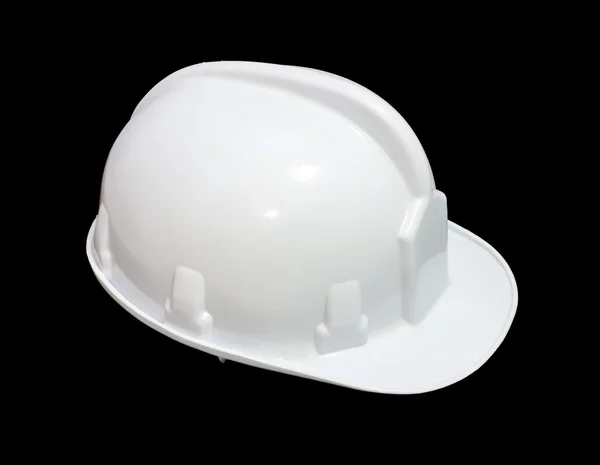 白色施工头盔 — 图库照片