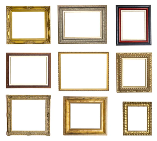 Set of different picture frames — Stock Photo, Image