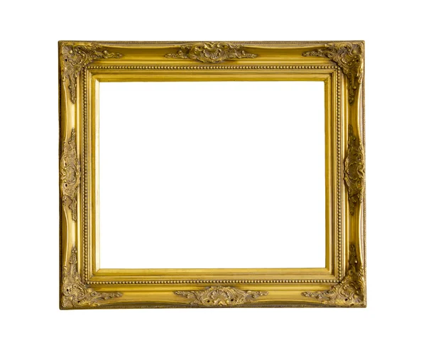 黄金图片框架 — 图库照片