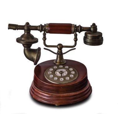 antika telefon izole