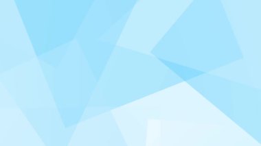 Light blue abstract background with looping animated geometric shapes