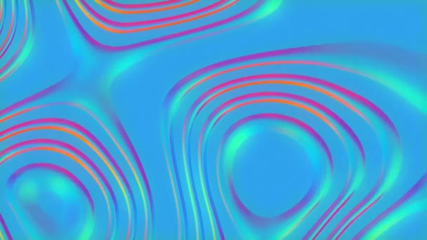 Animación Superficie Plana Abstracta Azul Animada Con Reflejos Coloridos Textura — Vídeos de Stock