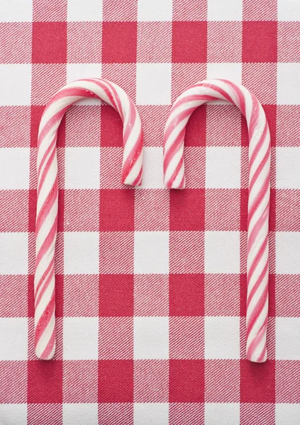 Two Candy Canes — Stock Photo, Image