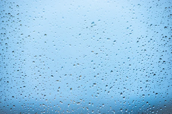 Regen op raam — Stockfoto
