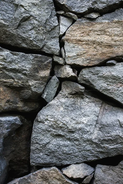 Parede de blocos de pedra áspera — Fotografia de Stock