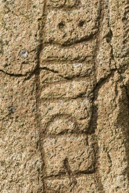 closeup antik runestone, İsveç