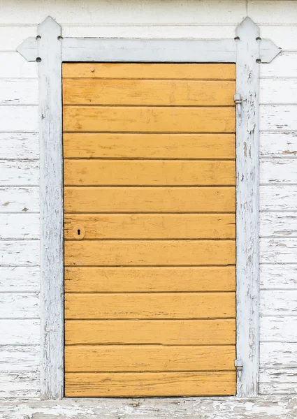 Porta de madeira estilo retro velho — Fotografia de Stock