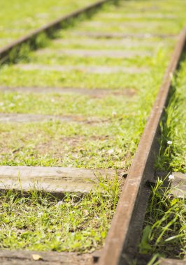 eski moda demiryolu parça