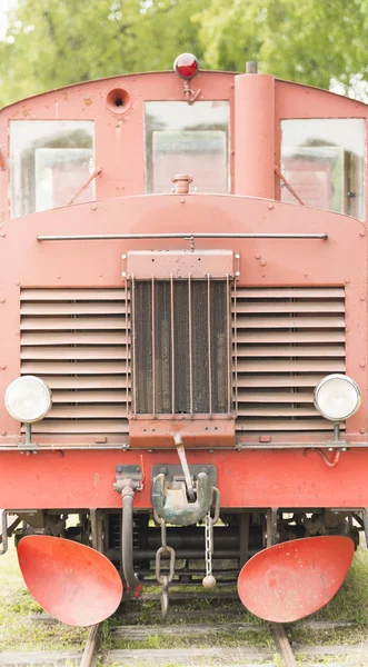 Ancien moteur de train diesel, Suède — Photo