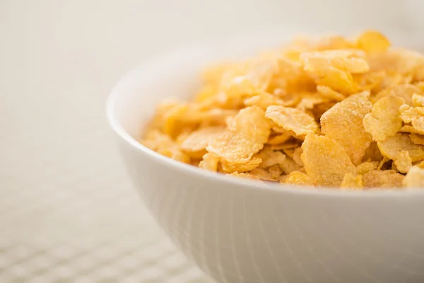 Bowl filled with breakfast cereal — Stock Photo, Image