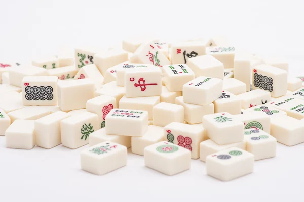 Mahjong pièces de jeu de société — Photo