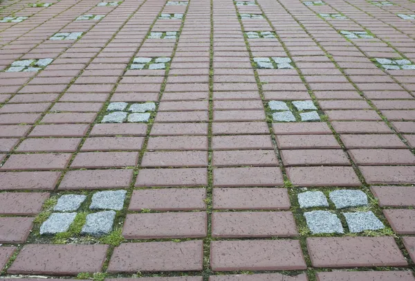 Arka plandan granit taşlar ile sokak ayarları — Stok fotoğraf