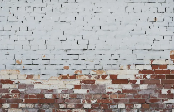 Background of vintage brick wall with stucco — Stock Photo, Image
