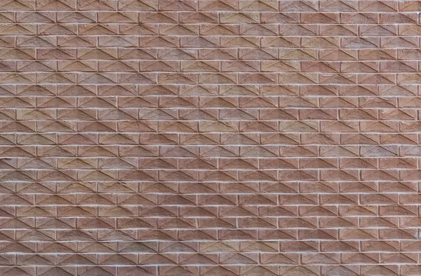 Wall from a modern brick with a pattern as background — Stock Photo, Image