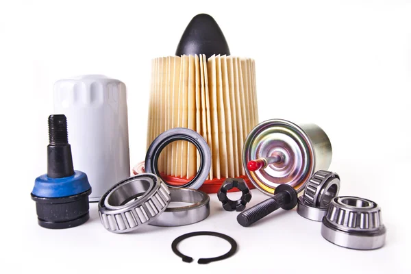 Variedade de peças de motor automático — Fotografia de Stock