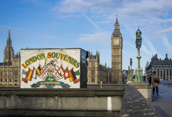 London Souvenirs and Big Ben — Stock Photo, Image