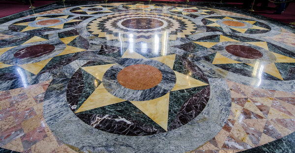 Marble Floor inside the Church of the Spilled Blood, St Petersbu