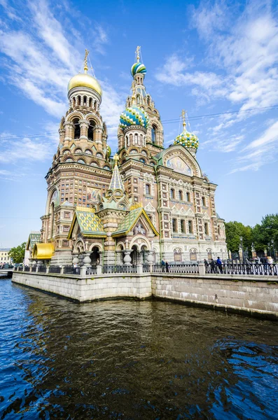 Kostel rozlité Kalina, st petersburg, Rusko — Stock fotografie