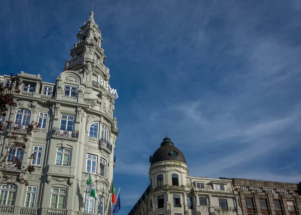 Arquitetura Ornamentada Cidade Porto Portugal — Fotografia de Stock