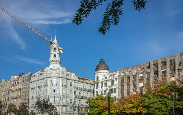 Ozdobná Architektura Městě Porto Portugalsko — Stock fotografie