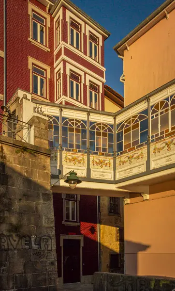 Starożytny Budynek Mieście Porto Portugalia — Zdjęcie stockowe