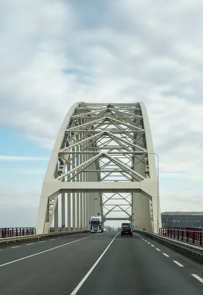 Steel Road Bridge Rotterdam Netherlands — Stock Photo, Image