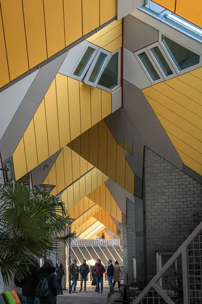 Kubuswoningen Maisons Cubiques Rotterdam Pays Bas Maisons Innovantes Conçues Par — Photo