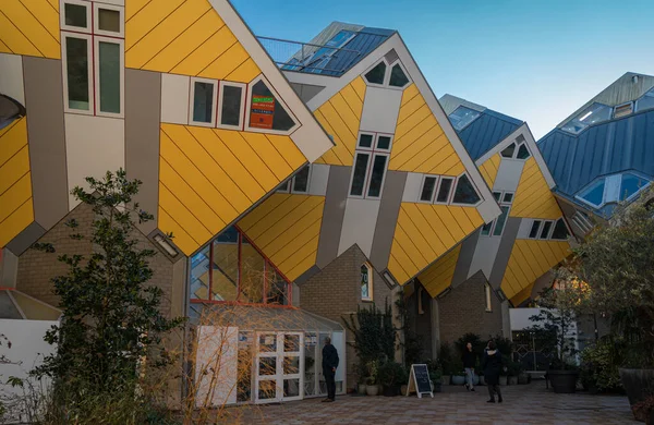 Kubuswoningen Maisons Cubiques Rotterdam Pays Bas Maisons Innovantes Conçues Par — Photo