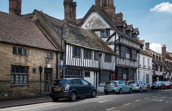 Street View Town East Grinstead West Sussex — 图库照片