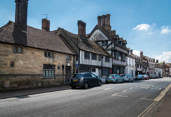 Street View Town East Grinstead West Sussex — 图库照片