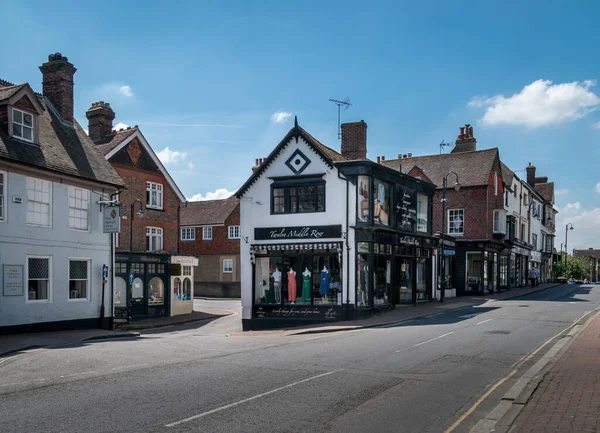 View High Street Town East Grinstead West Sussex — Stockfoto