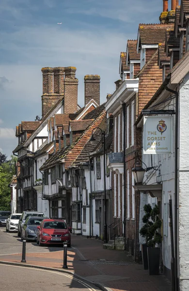 View High Street Town East Grinstead West Sussex — Foto Stock