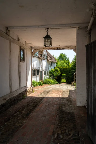 Doğu Grinstead Batı Sussex Ngiltere Deki Kereste Çerçeveli Bir Eve — Stok fotoğraf