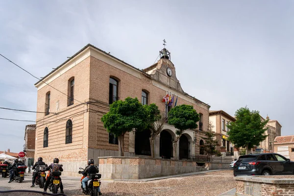 Town Hall Madrigal Las Altas Torres Avila Spain — Zdjęcie stockowe