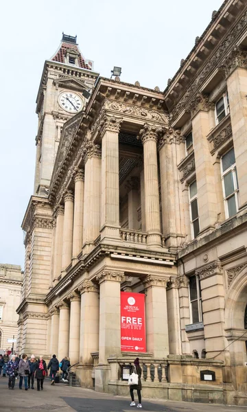 Birmingham Storbritannien November 2018 Den Utsmyckade Fasaden Museet Och Konstgalleriet — Stockfoto