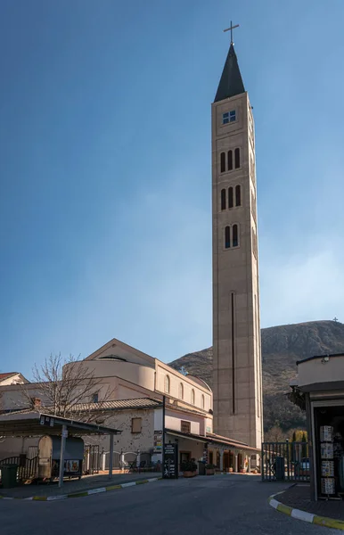 Mostar Bosnie Herzégovine Mars 2022 Monastère Franciscain Église Saint Pierre — Photo