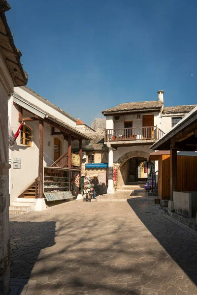 Mostar Bosnia Herzegovina March 2022 Old Courtyard City Mostar Bosnia — 스톡 사진