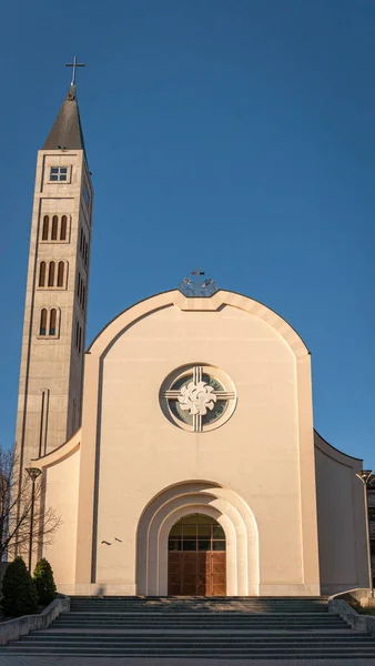 Františkánský Klášter Kostel Petra Pavla Městě Mostar Bosnai Herzegovina — Stock fotografie